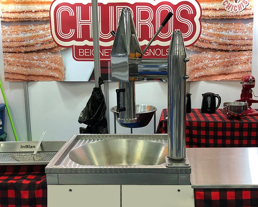 Les Churros en préparation